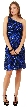 One Shoulder Short Party Dress with Textured Sequins