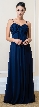 Sweetheart neckline Empire Cut Long Bridesmaid Dress