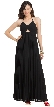 Halterneck Maxi Style Pleated Skirt Formal Bridesmaid Dress 