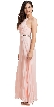 Sleeveless Bejeweled Waist Pleated Formal Evening Dress — in an alternative image