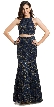 Lace Halterneck Mermaid Evening Gown — in an alternative image