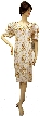 Fully Beaded Tea Length Formal Dress