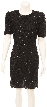 Flower Designed Fully Sequined Cocktail Dress