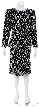 Flowing Lines Hand Beaded/Sequined Two Piece Dress