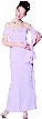 Floral Victorian Straight  Formal Prom Dress