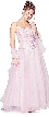 A-Line Spaghetti and Lace Formal Prom Dress