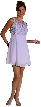 Empire Lace Short Dress