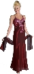 Glitzy Double Strapped Long Dress