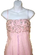 Empire Style Embroidered Evening Dress — in close-up
