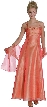 Shimmering Organza A-line Formal Dress