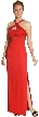 Criss Crossed Front Styled Formal Dress