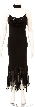 Ruched Bodice Formal Dress with Ruffles