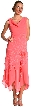 Asymmetric Floral Beaded Formal Dress