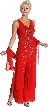 2 Piece Beaded Pant Dress