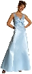 Brooch Applique Formal Prom Dress