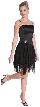 Asymmetric Spaghetti Strapped Cockail Dress