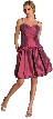 Spaghetti Straps Short Bubble Party Dress