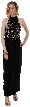 Halter Neck Beaded Formal Cocktail Dress