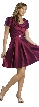Classic Modest Short Party Dress
