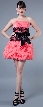 Multi Detailed Bubble Prom Dress