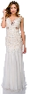 Sexy Mermaid Style Lace Bodice Long Formal Prom Dress