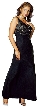 Beaded Bodice Evening Dress