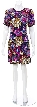 Short Dress with Rich Elaborated Floral Design