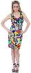 Fully Sequin Beaded Broad Strapped Vintage Cocktail Dress