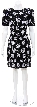 Galactic Inspired Hand Sequined Short Dress