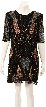 Multi-Colored Pattern Cocktail Dress