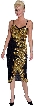 Tea-Length Fish Scale Gown