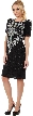 Artistic Beaded Bodice Short Formal Sequined Dress
