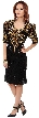 Sequined Tea Length Cocktail Dress