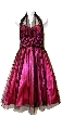 Mesh Halter Short Dress