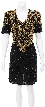 Falling Flowers Hand Beaded and Sequined Dress