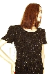 Short Sleeve Sequin Beaded Top