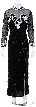 See Thru Bodice and Beads Long Gown