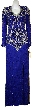 Floral Beaded Mother of the Bride Dress