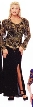Side Slit Hand Beaded Long Gown