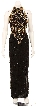 Elegant Double Strapped Hand Beaded Formal Dress