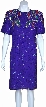 Round Neck Short Sequin Cocktail Dress