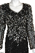 Sweetheart Full Length Beaded Gown — in closeup