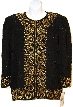Gold Pattern Border Style Jacket 
