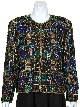Multi-Colored Sequin Beaded Jacket