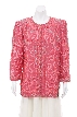 Satin Bow and Beads Jacket — in Rose Pink