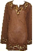 Long Sleeve Beaded Embroidered Top 
