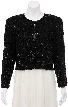 Lily Garden Hand Beaded and Sequined Short Jacket