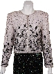 Floral Pattern Beadwork Jacket