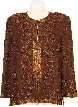 Circles Beaded Pattern Sequined Jacket 