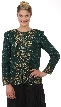 Round Neck Full Sleeves Beaded Jacket